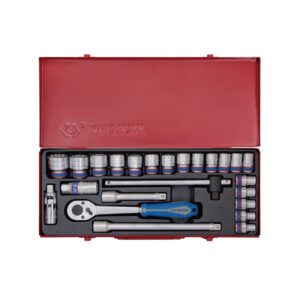 SOCKET SET 24PC 1/2″ 8-32MM 12P