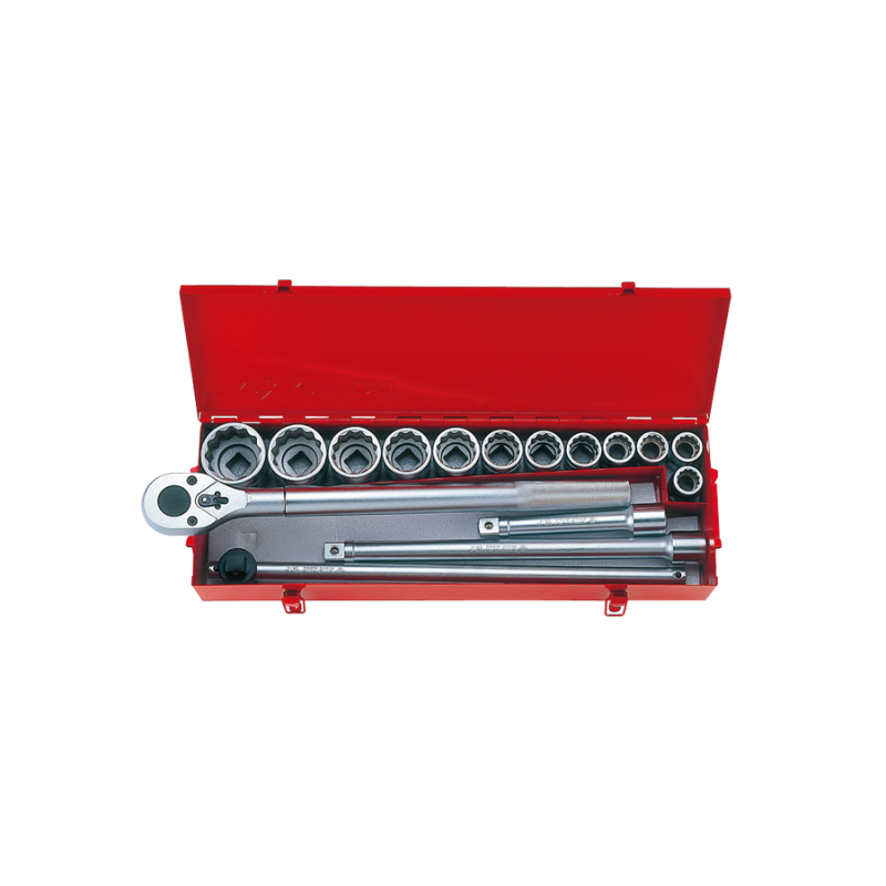 SOCKET SET 16PC 3/4″ 21-50MM 12P