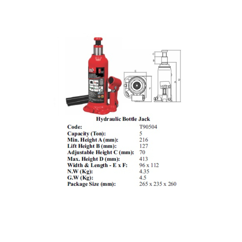 BOTTLE JACK 5 TON - Image 2